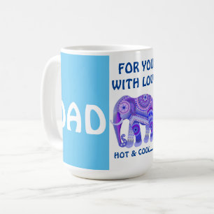 COOLER ELEFANT FÜR DEN VATER - KAFFEETASSE