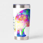 Cooler Elefant personalisiert Thermobecher (Rückseite)