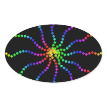 Cooler elektrischer Regenbogen-bunte