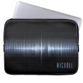 Cooler Elektrokardiogramm-Entwurf personalisiert Laptopschutzhülle (Vorderseite)