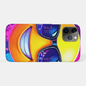 Cooler 😎 Emoji Splash Spaß Case-Mate iPhone Hülle (Rückseite (Horizontal))