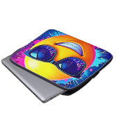 Cooler 😎 Emoji Splash Spaß Laptopschutzhülle (Vorne Knopf)