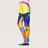 Cooler 😎 Emoji Splash Spaß Leggings (Links)