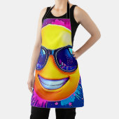 Cooler 😎 Emoji Splash Spaß Schürze (InSitu)