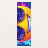 Cooler 😎 Emoji Splash Spaß Yogamatte (Vorderseite)
