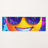 Cooler 😎 Emoji Splash Spaß Yogamatte (Vorderseite (Horizontal))