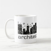 Cooler Entwurf der Architekten-Gebäude! Kaffeetasse (Links)