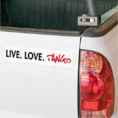 Cooler Entwurf LiveLiebeTango! Autoaufkleber (Auf Lkw)