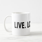 Cooler Entwurf LiveLiebeTango! Kaffeetasse (Links)