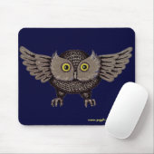 Cooler Entwurf mousepad grafische Kunst der Eule (Mit Mouse)