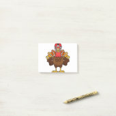 Cooler Erntedank Football Gobble Player Turkey Gi Post-it Klebezettel (Auf Schreibtisch)