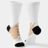 Cooler erster Vatertag Daddy est 2026 Anime Socken (Gewinkelt)