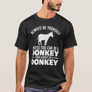 Cooler Esel Für Männer Frauen Zoo Maultier Pferd F T-Shirt