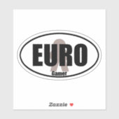 Cooler Euro Gamer Epic Meeple Tabletop Decal Aufkleber (Blatt)