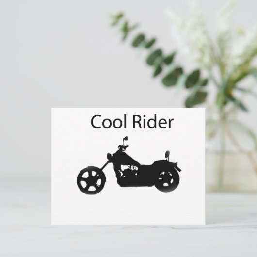 Cooler Fahrer Postkarte (Stehend Vorderseite)