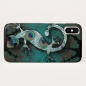 Cooler Fall Gecko iPhone X Case-Mate iPhone Hülle (Rückseite (Horizontal))