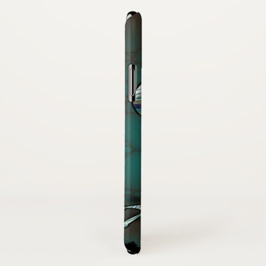 Cooler Fall Gecko iPhone X Case-Mate iPhone Hülle (Hinten/Rechts)