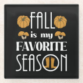 Cooler Fall Glasuntersetzer (Vorderseite)