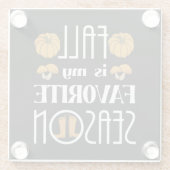 Cooler Fall Glasuntersetzer (Rückseite)