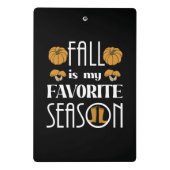 Cooler Fall Mini Klemmbrett (Rückseite)