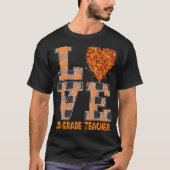 Cooler Fall Paraeducator Niedlich Fall Lehrerin Dr T-Shirt (Vorderseite)