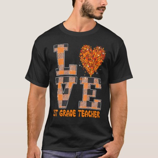 Cooler Fall Paraeducator Niedlich Fall Lehrerin Fi T-Shirt (Vorderseite)