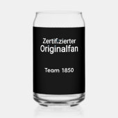 Cooler Fans Spruch lustig Dosenglas (Rückseite)
