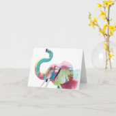 Cooler fantastischer trendy bunter vibrierender karte (Gelbe Blume)