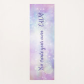 Cooler farbenfroher Bokeh - Sie schaffen Ihre eige Yogamatte (Vorderseite)