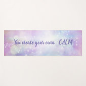 Cooler farbenfroher Bokeh - Sie schaffen Ihre eige Yogamatte (Vorderseite (Horizontal))