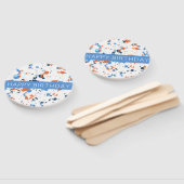 Cooler farbenfroher Paint Spritzer Happy Birthday Fächer (Non-assembled)