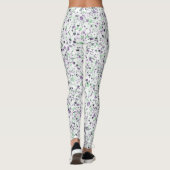 Cooler, farbenfroher Spritzer Paint, Abstrakt Leggings (Rückseite)