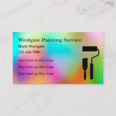 Cooler Farbenmaler Dienst Visitenkarte (Vorderseite)