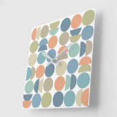 Cooler Farbgeber Abstrakt Quadratische Wanduhr (Winkel)