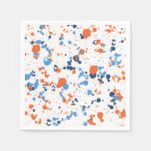 Cooler farbiger Paint-Spritzer Serviette (Vorderseite)