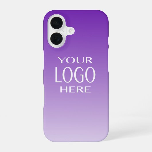 Cooler Farbverlauf | Ihr Logo-Austausch iPhone 16 Hülle (Rückseite)