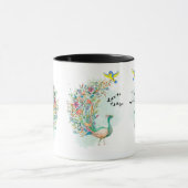 cooler Farbvogel Tasse (Zentrum)