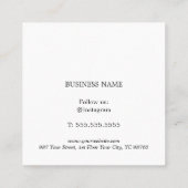 Cooler feiner, eleganter Red Gold Weißer Coupon (Rückseite)