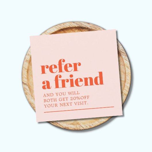 Cooler, feiner Pastell Weißer Schönheitssalon Empfehlungskarte