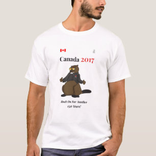 Cooler Felsen Kanadas 150 im Jahre 2017 an T-Shirt