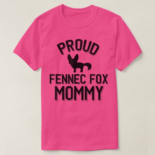 Cooler Fennec für die Eltern Proud Fennec für Momm T-Shirt (Design vorne)