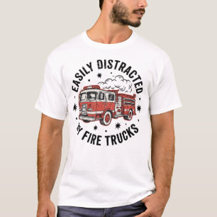 Cooler Feuerwehrmann Lustiger Feuerwehrwagen abgel T-Shirt