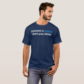 Cooler Finnland-Dunkelheits-T - Shirt (Vorne ganz)