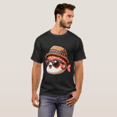 Cooler Fisch mit Hut T-Shirt (Vorne ganz)