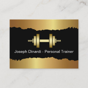 Cooler Fitness-Trainer Moderne Visitenkarten Visitenkarte