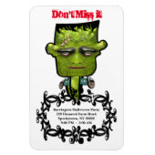 Cooler Frank Fright Halloween-Party Erinnerung Magnet (Vertikal)