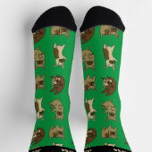 Cooler französischer Bulldog-Hund Niedliches Welpe Socken (Oben)