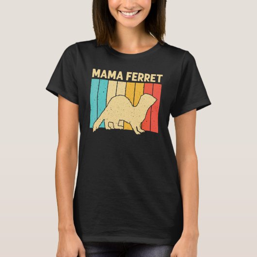 Cooler Frettchen Für Frauen Mutter Tier Frettchenb T-Shirt (Vorderseite)