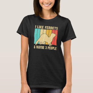 Cooler Frettchen Für Männer Frauen Tier Frettchen T-Shirt
