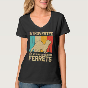 Cooler Frettchen Für Männer Frauen Tier Frettchenb T-Shirt